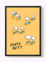 Affiche Skatebutt