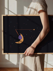 affiche-Lune-pêcheur-sur-la-lune-dans-les-étoiles-