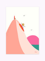 Affiche Surf sur la dune du Pilat