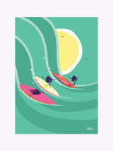 Affiche Trio Surfer