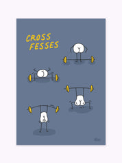 affiche-posture-de-crossfit-grise