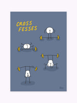 Affiche Crossfit Cross fesses