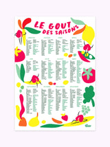 Affiche Calendrier des Fruits et Légumes de saison