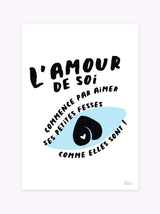 Affiche l'amour de soi