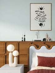 affiche-amour-mon-cœur-bat-pour-toi