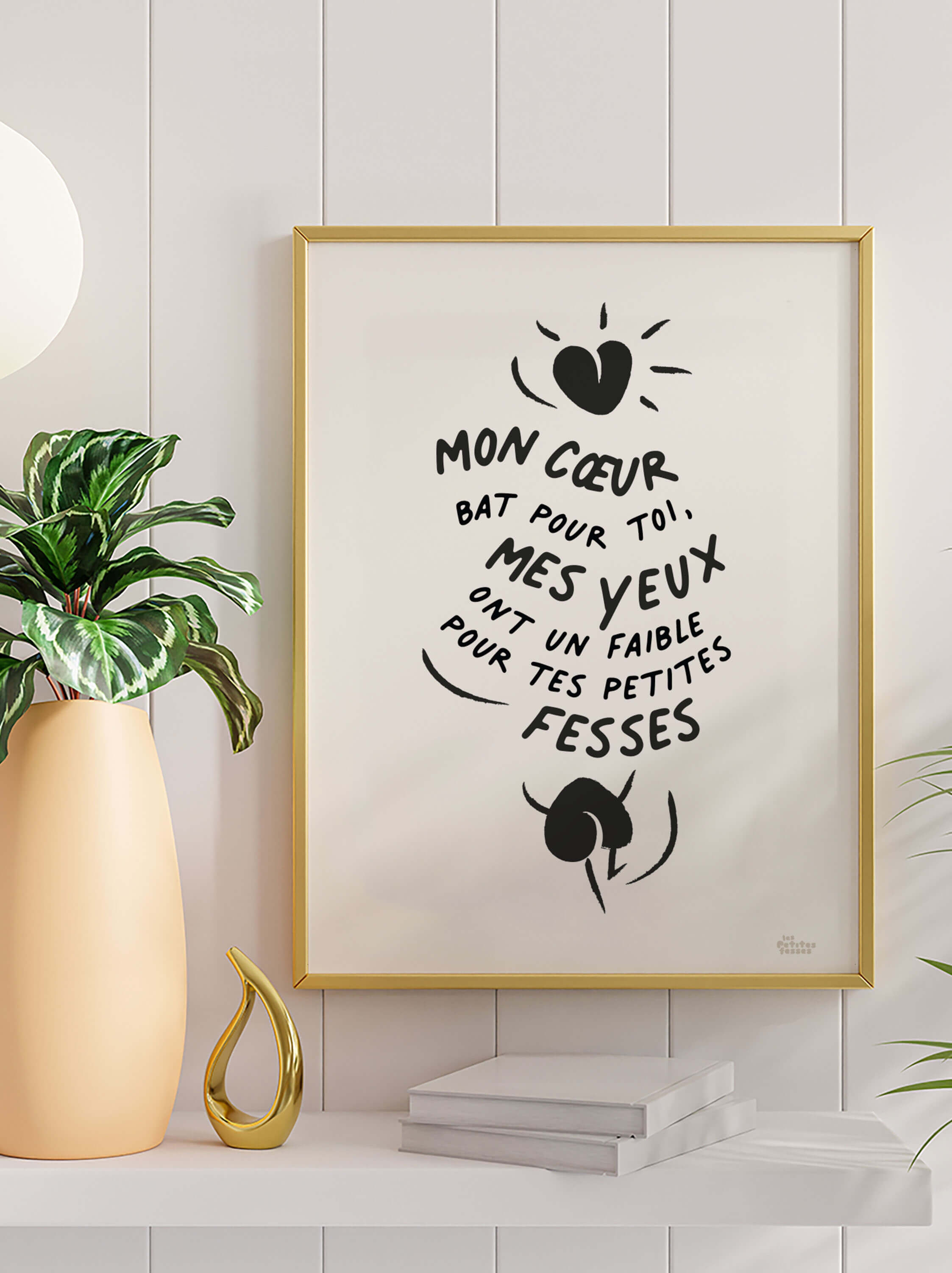 affiche-amour-mon-cœur-bat-pour-toi