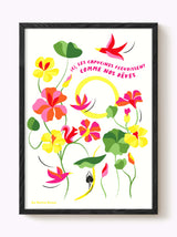 Affiche Les capucines