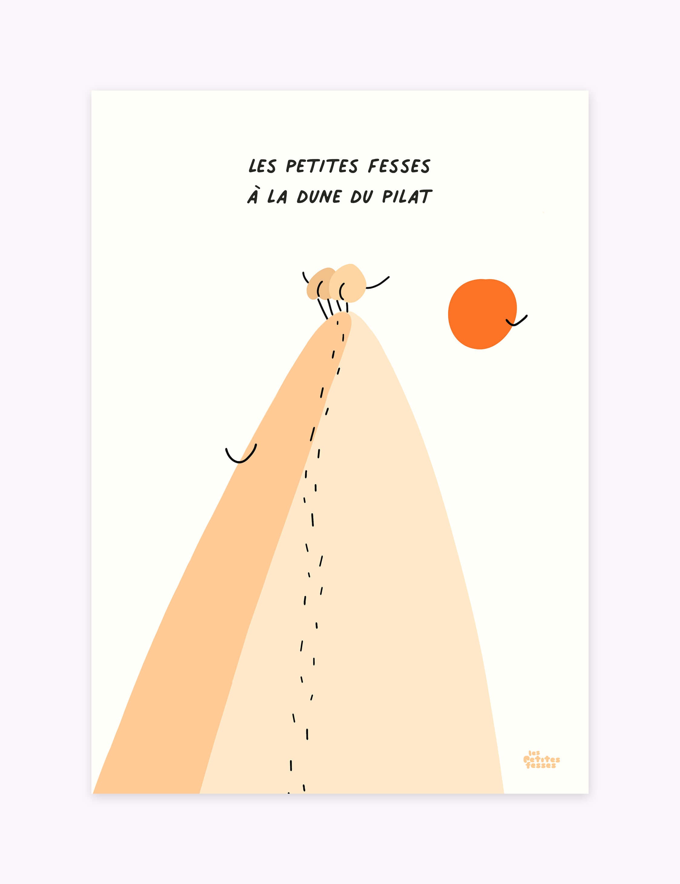 affiche-dune-du-pilat-bassin-arcachon-coucher-de-soleil