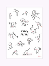 Affiche Happy fesses sportives