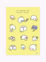 Affiche Les humeurs des petites fesses