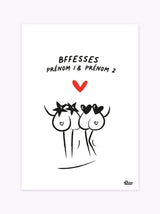 Affiche à personnaliser BFF