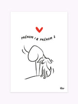 Affiche à personnaliser Chien