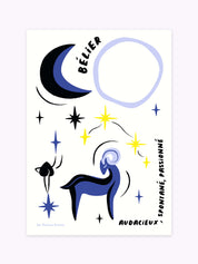 Affiche signe astrologique Bélier