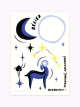Affiche signe astrologique Bélier