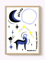 Affiche signe astrologique Bélier