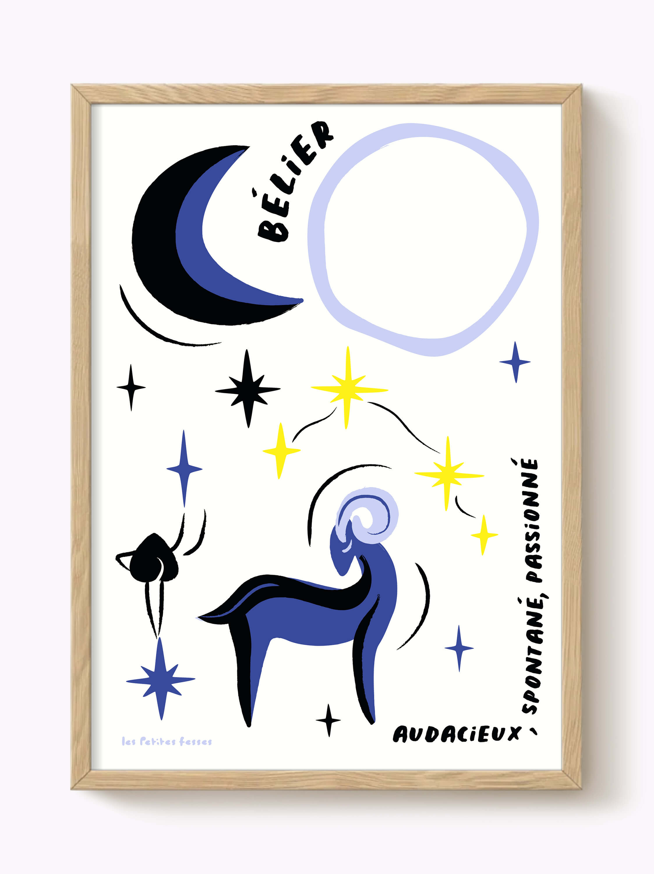 Affiche signe astrologique Bélier