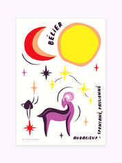 Affiche signe astrologique Bélier