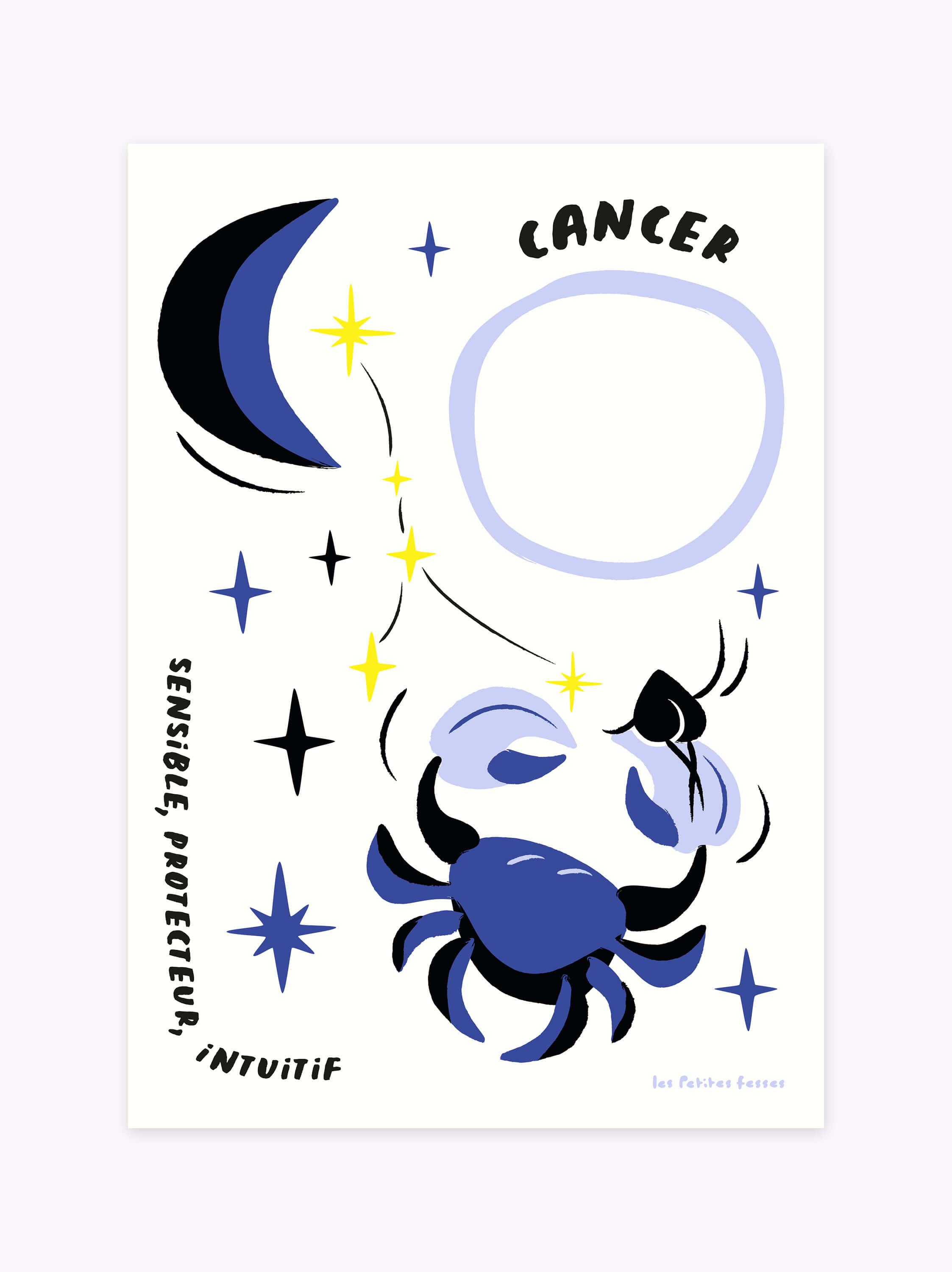 Affiche signe astrologique Cancer