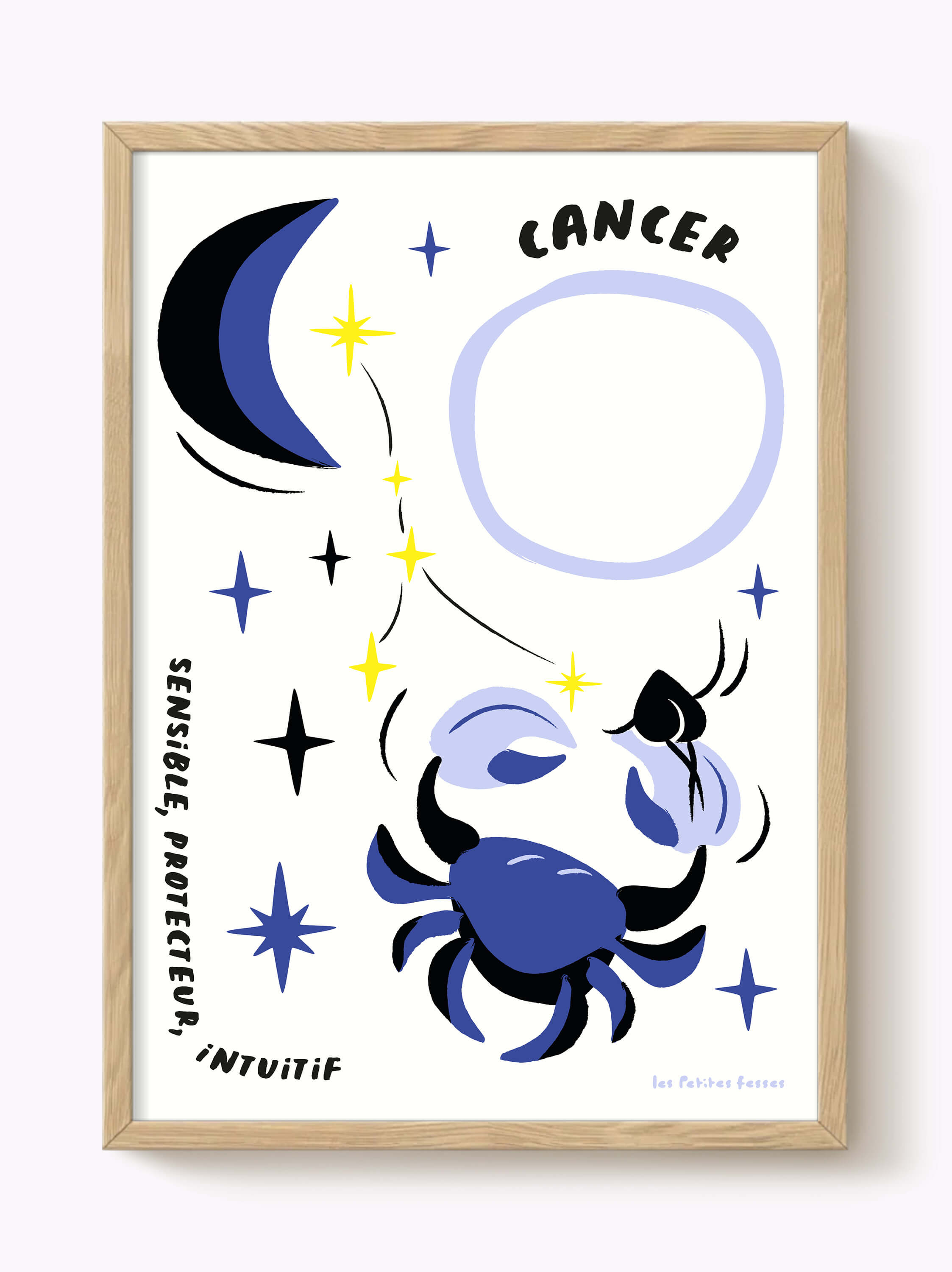 Affiche signe astrologique Cancer