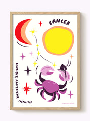 Affiche signe astrologique Cancer