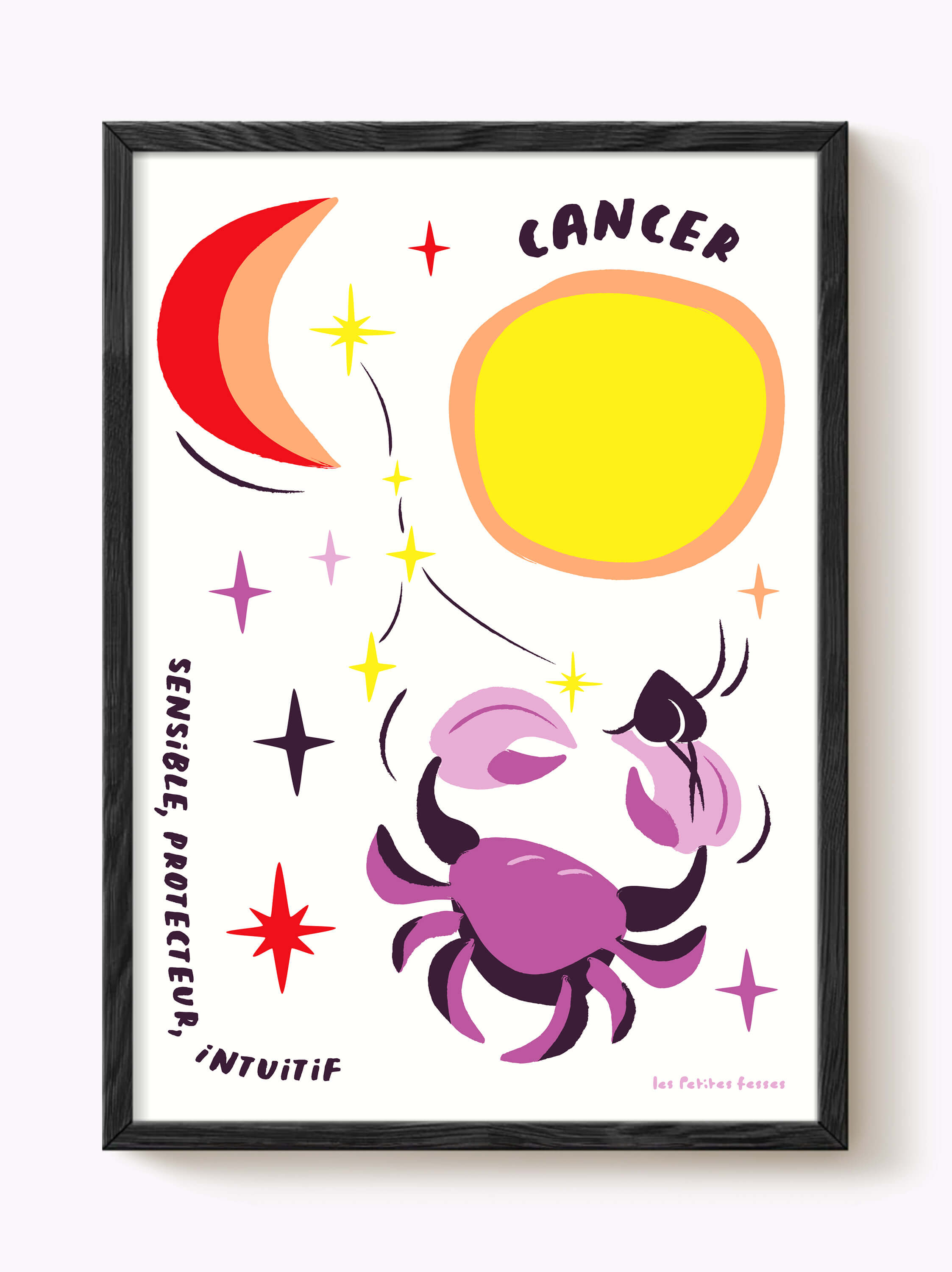 Affiche signe astrologique Cancer