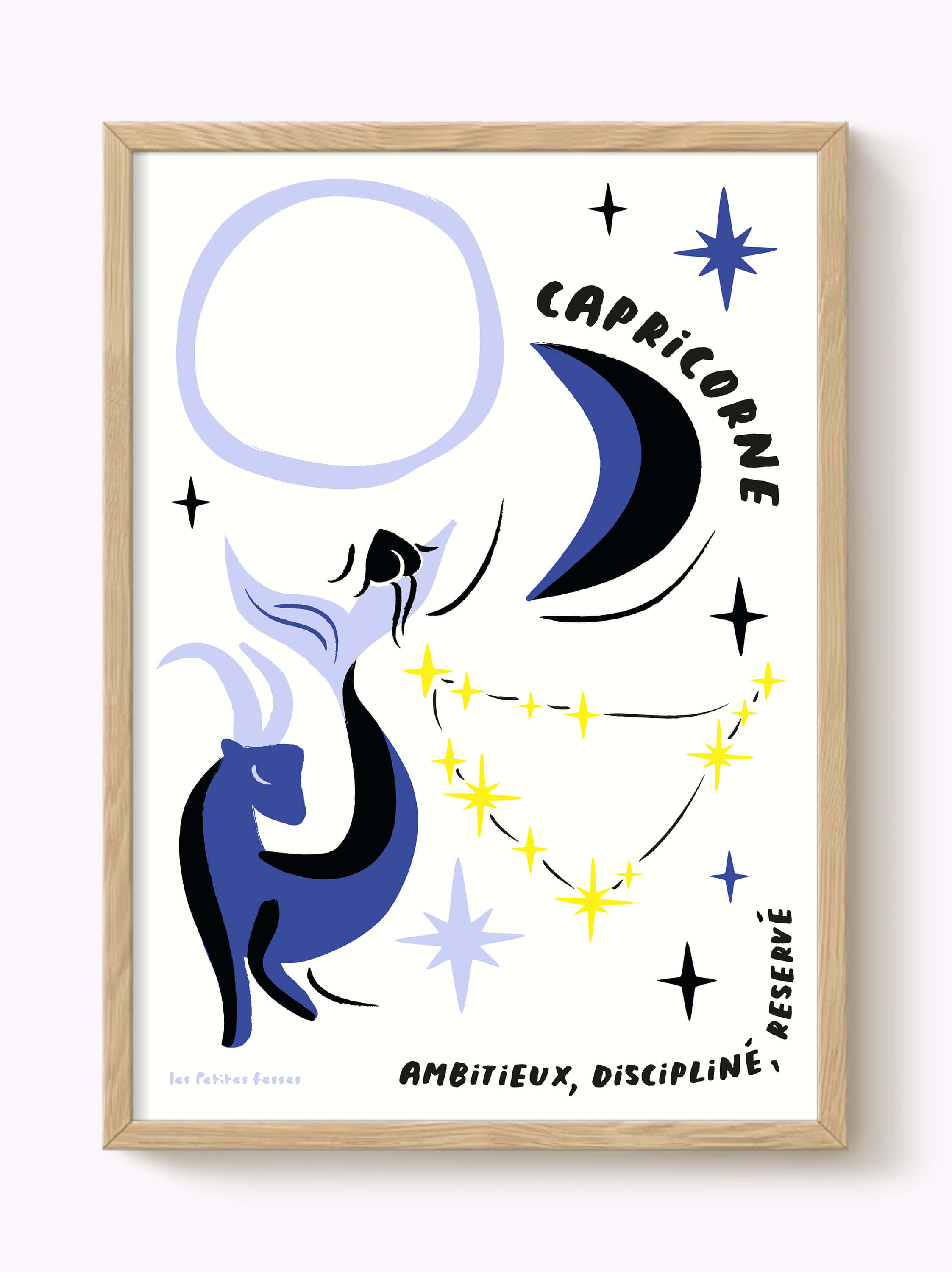 Affiche signe astrologique Capricorne