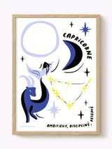 Affiche signe astrologique Capricorne