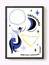 Affiche signe astrologique Capricorne