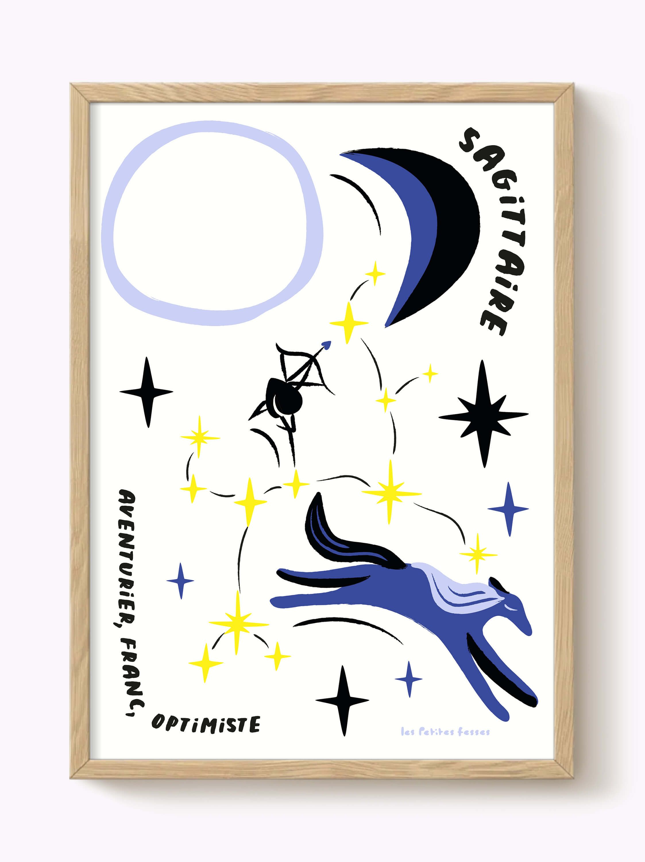 Affiche signe astrologique Sagittaire