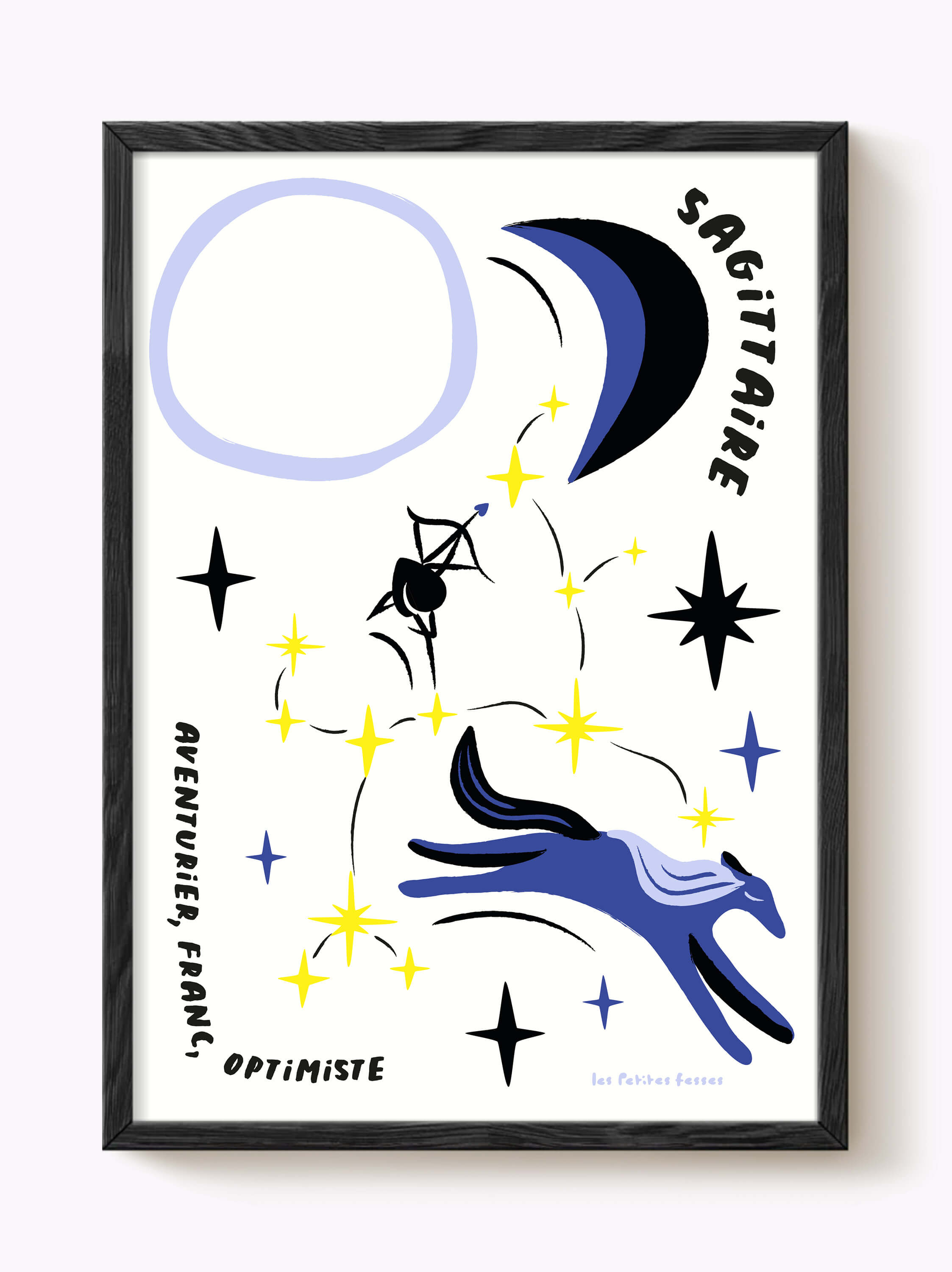 Affiche signe astrologique Sagittaire