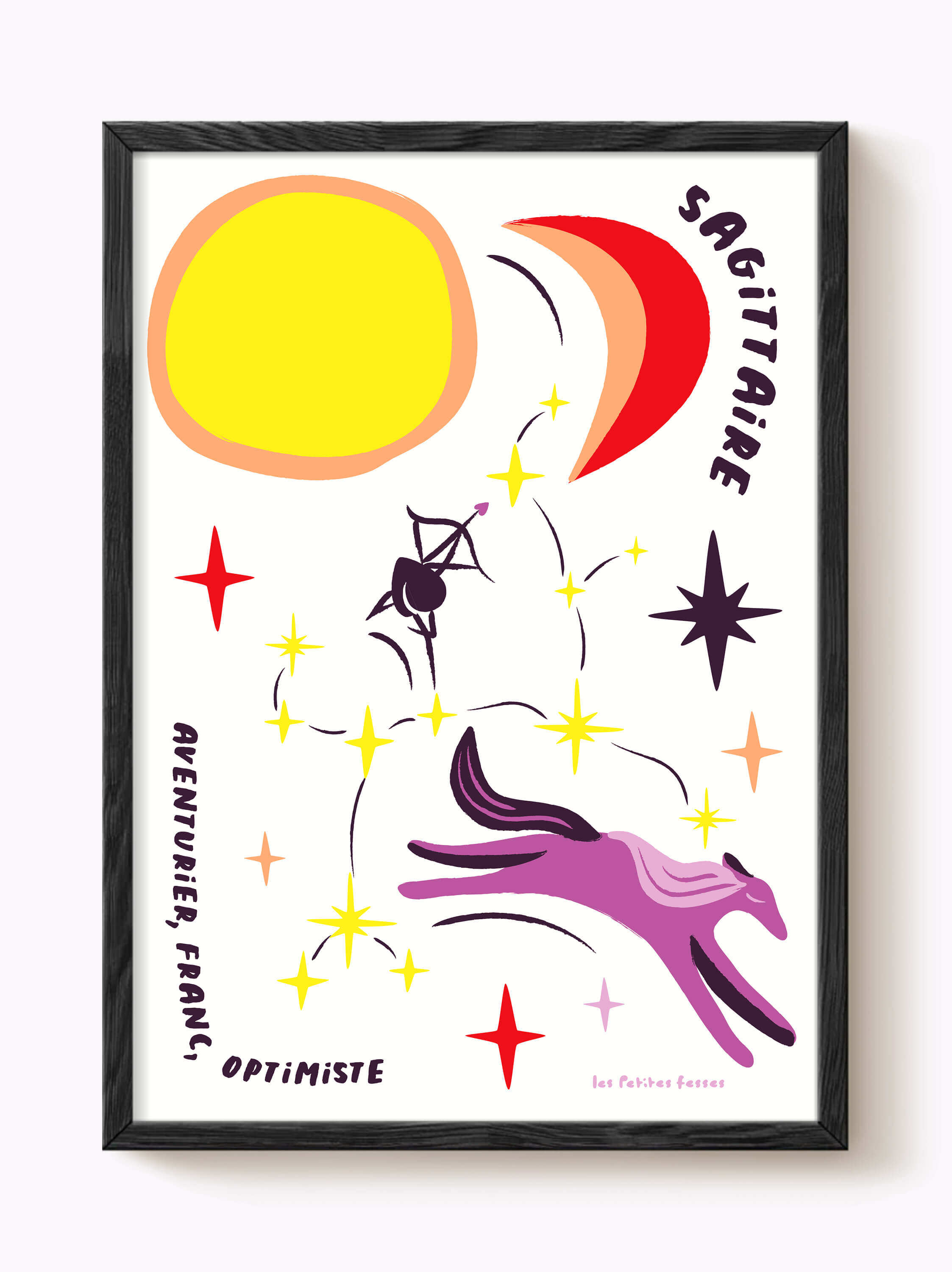 Affiche signe astrologique Sagittaire