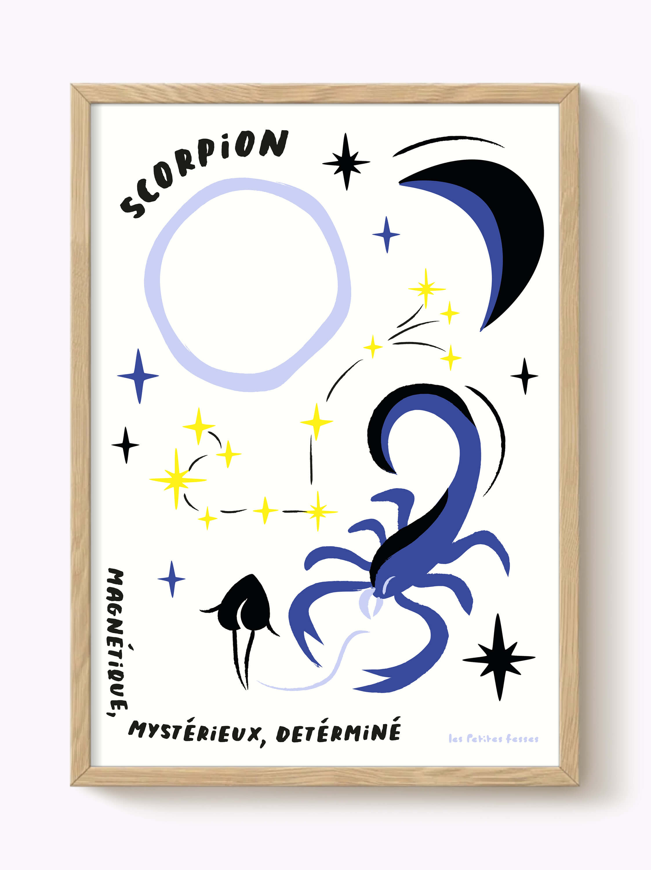 Affiche signe astrologique Scorpion