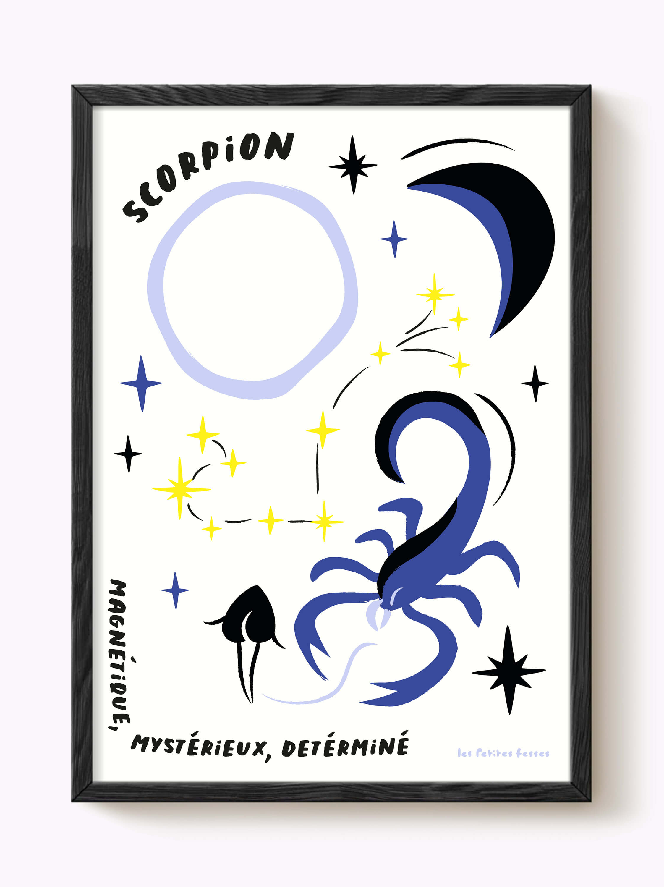 Affiche signe astrologique Scorpion