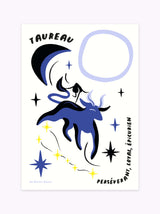 Affiche signe astrologique Taureau