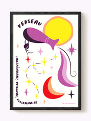 Affiche signe astrologique Verseau