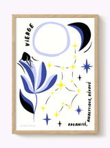 Affiche signe astrologique Vierge