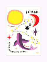 Affiche signe astrologique Poisson