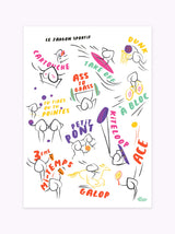 Affiche Le jargon sportif