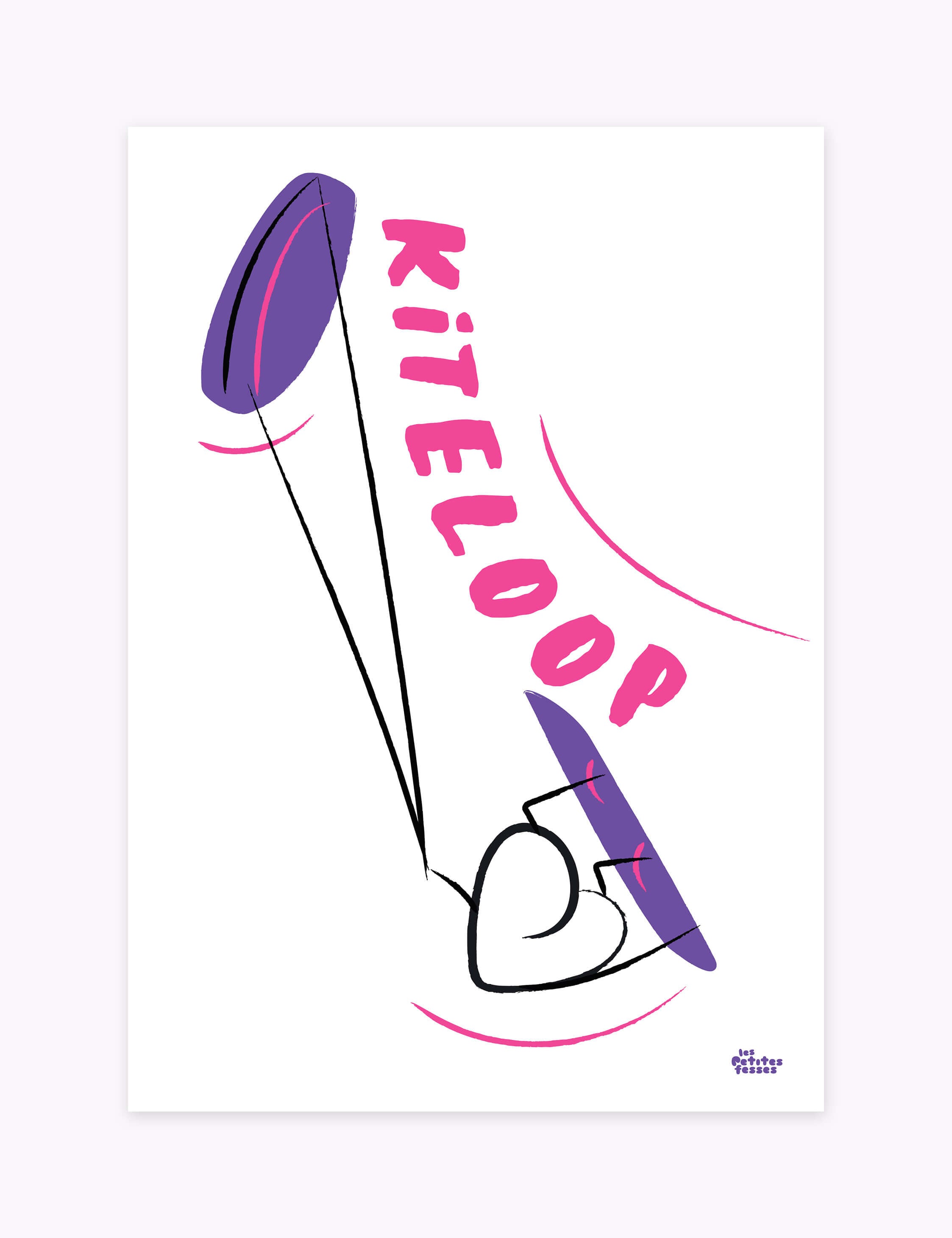 Affiche Kite-Surf Loop