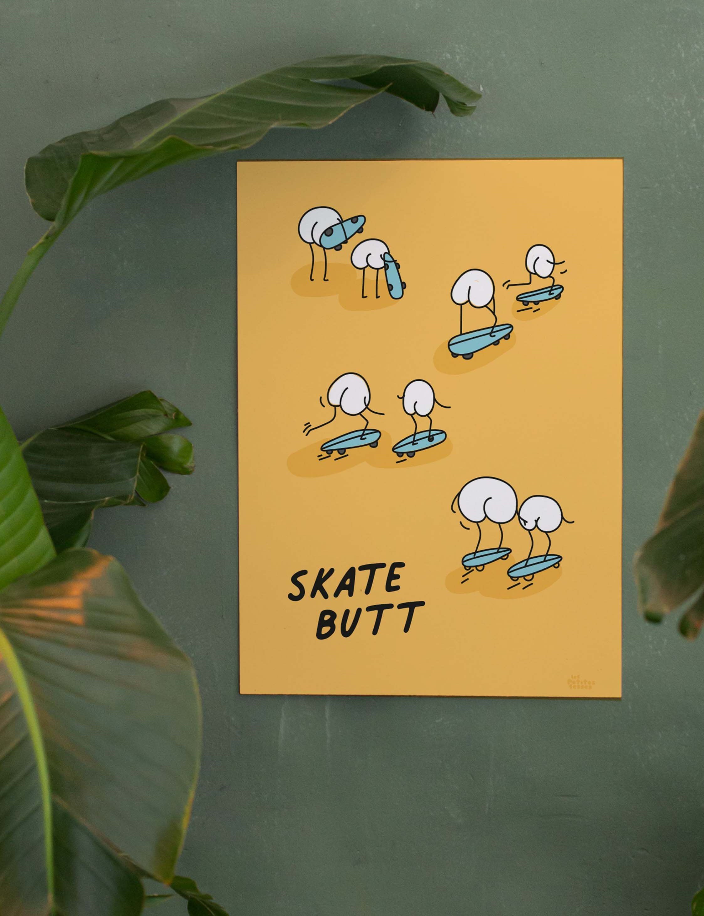 affiche-sportive-skateboard-humour