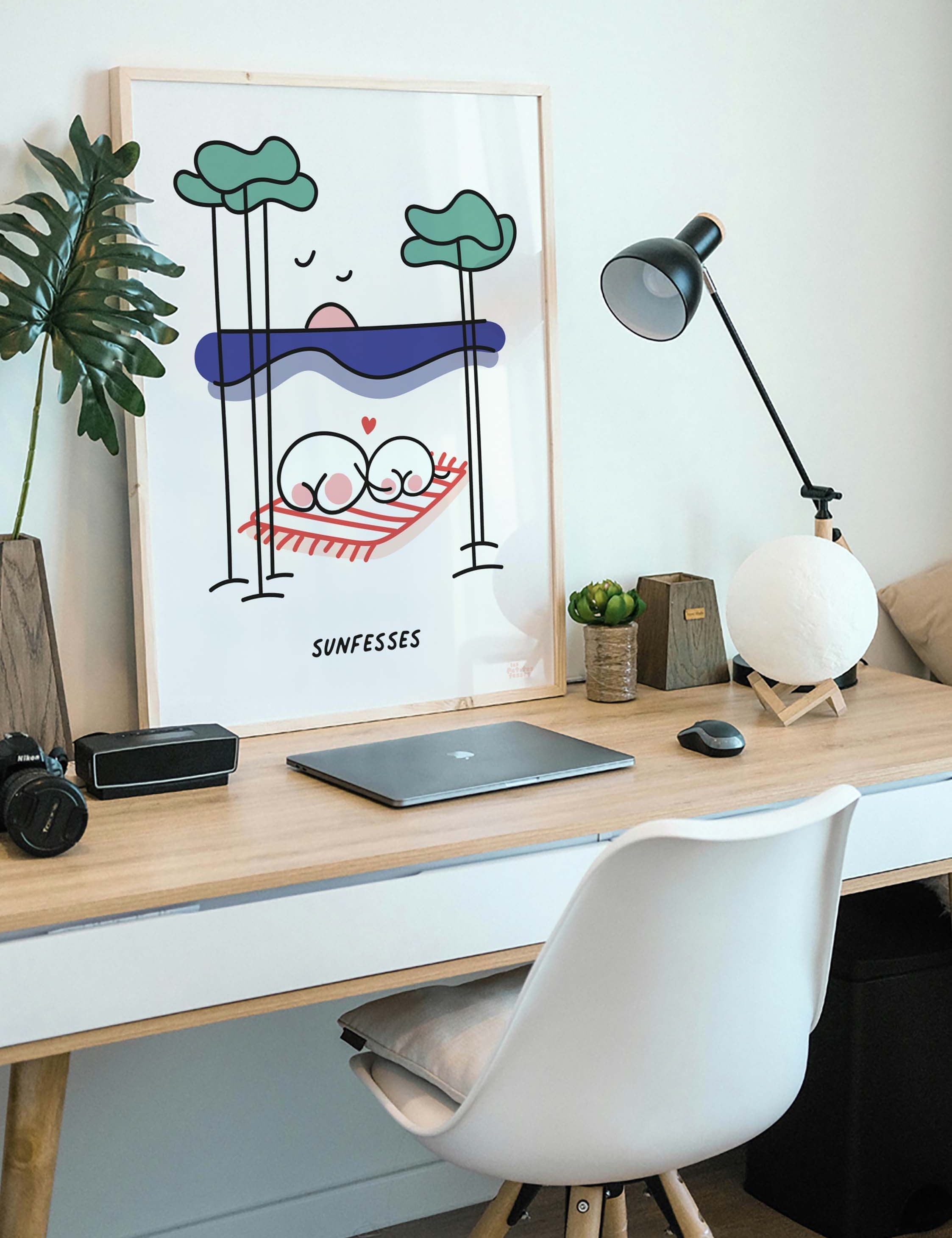 affiche-humour-arcachon-les-petites-fesses