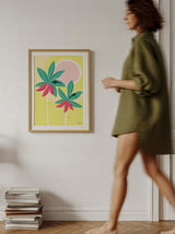 Affiche Sieste dans les palmiers
