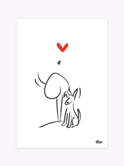 Affiche à personnaliser Chien