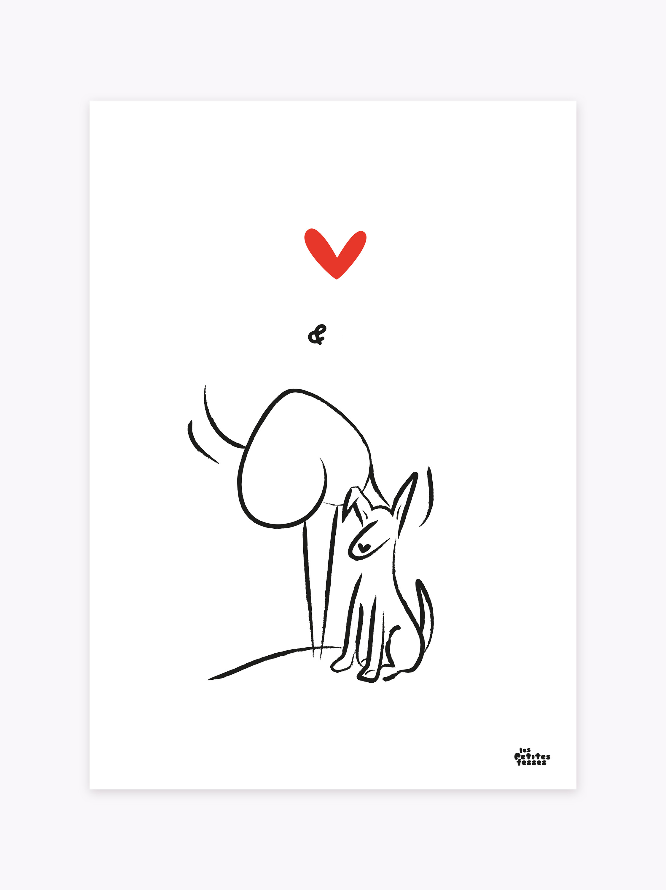 Affiche à personnaliser Chien