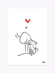 Affiche à personnaliser Chien