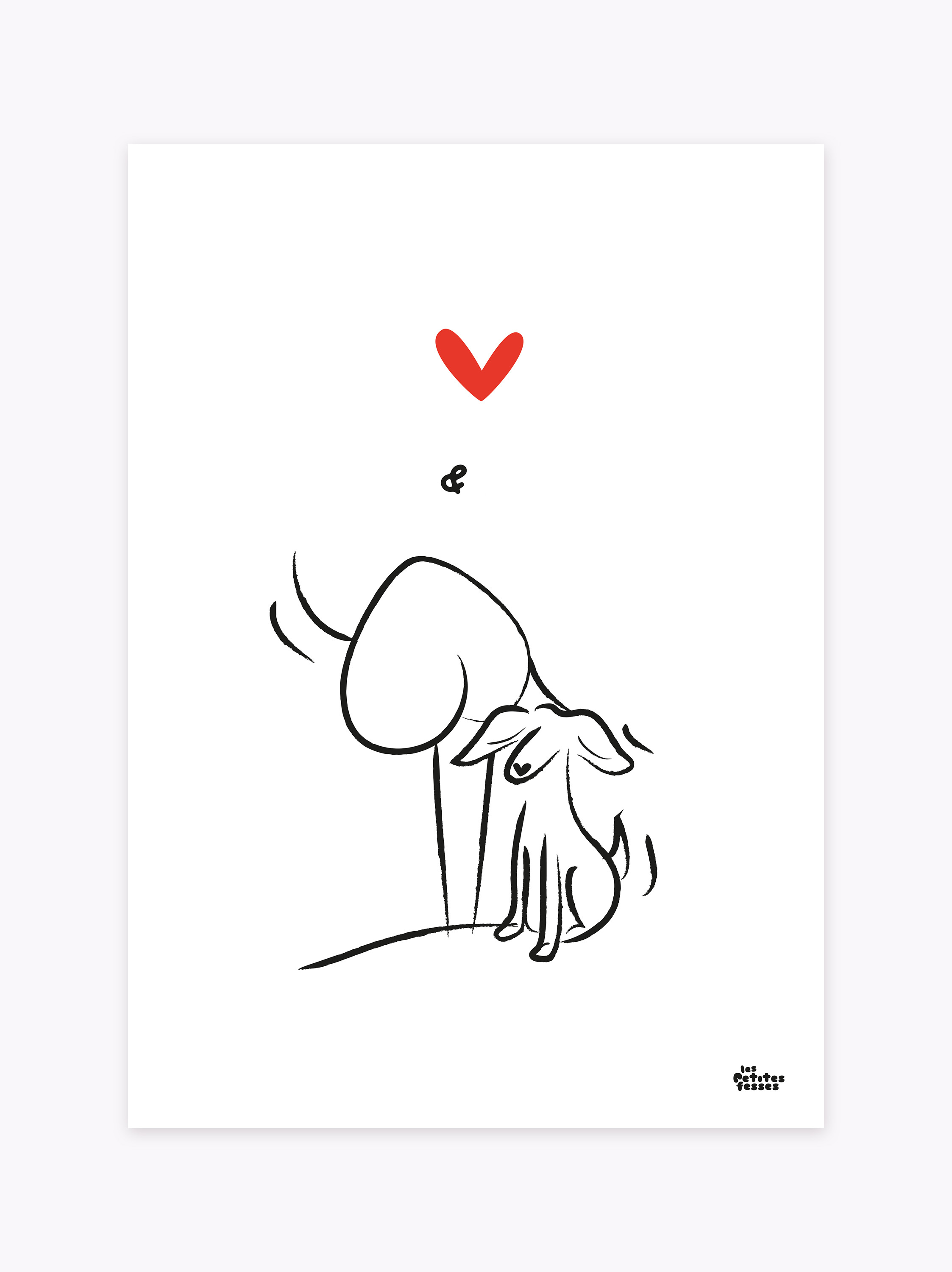 Affiche à personnaliser Chien