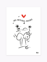 Affiche à personnaliser couple