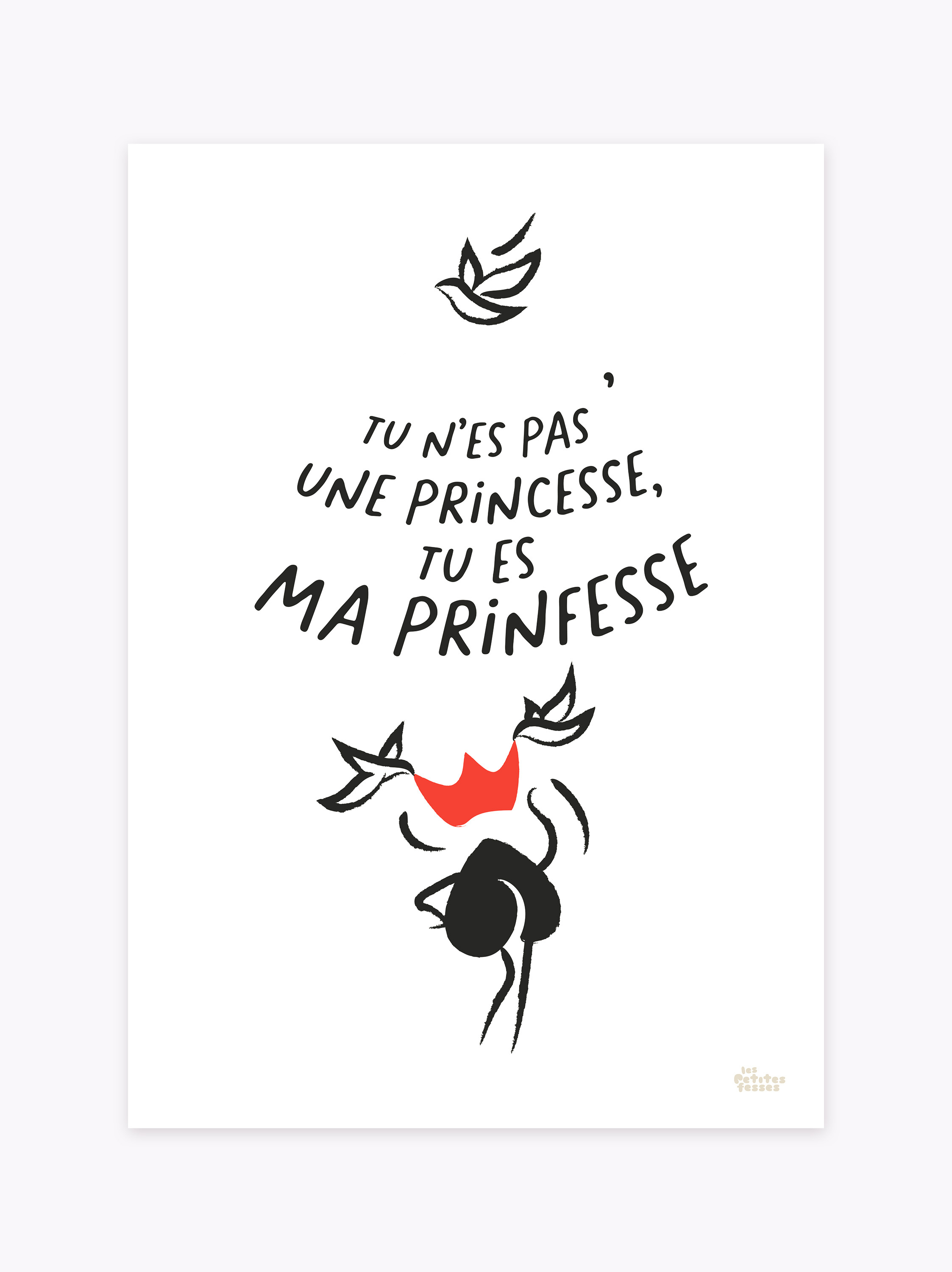 Affiche à personnaliser Ma Prinfesse