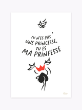 Affiche à personnaliser Ma Prinfesse