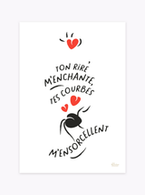 Affiche à personnaliser Rire & Courbes
